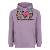 Lavender peace love coffee Heavyweight Hoodie - Jasminsmagicworld