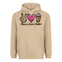 Mushroom peace love coffee Heavyweight Hoodie - Jasminsmagicworld
