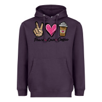 Plum peace love coffee Heavyweight Hoodie - Jasminsmagicworld