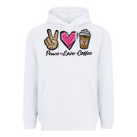 White peace love coffee Heavyweight Hoodie - Jasminsmagicworld