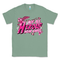 Sage Not all heroes wear capes Cancer Awareness Classic Tee - FaDigitalArtStudio