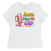 Jesus Fills My Cup Easter Ladies Tee | Teevron