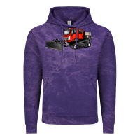 Cloud Purple snowcat Vintage Hoodie - Artiststas