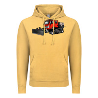 Vintage Mustard snowcat Vintage Hoodie - Artiststas