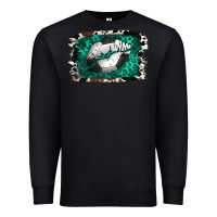 Black Soccer Lips Premium Sweatshirt - Jasminsmagicworld