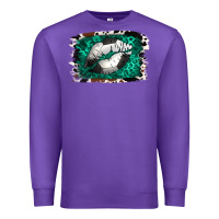 Purple Soccer Lips Premium Sweatshirt - Jasminsmagicworld