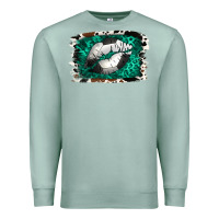 Seafoam Soccer Lips Premium Sweatshirt - Jasminsmagicworld