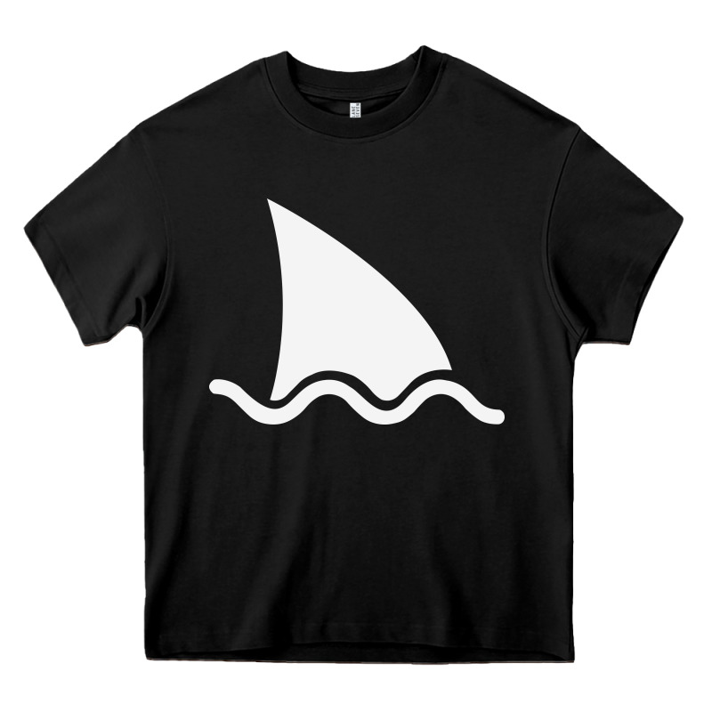 Shark Fin Heavy Core Tee by DesigneFamous | Teevron
