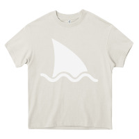 Cream shark fin Heavy Core Tee - DesigneFamous