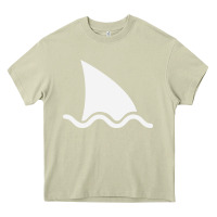 Mossy shark fin Heavy Core Tee - DesigneFamous
