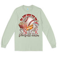 Matcha i am just here for the snack baseball sister Long Sleeve Tee - RacoonDesign