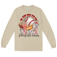 Mushroom i am just here for the snack baseball sister Long Sleeve Tee - RacoonDesign