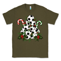Army Green soccer tree Christmas Classic Tee - RanaPortraitStore