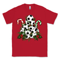 Red soccer tree Christmas Classic Tee - RanaPortraitStore