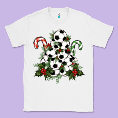 Soccer Tree Christmas Classic Tee Designed By Ranaportraitstore