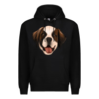 Black st bernard Premium Hoodie - Jasminsmagicworld