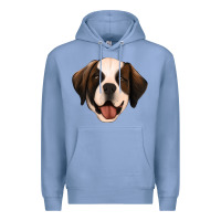 Colony Blue st bernard Premium Hoodie - Jasminsmagicworld
