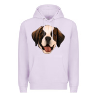 Lilac st bernard Premium Hoodie - Jasminsmagicworld