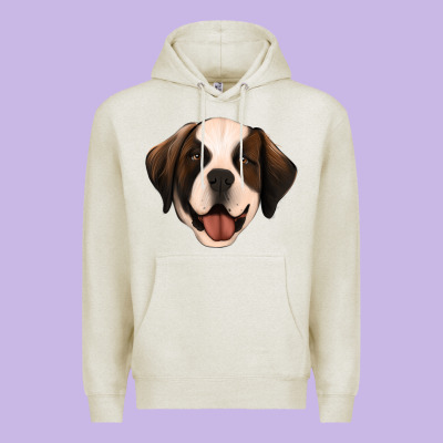 St Bernard Premium Hoodie Designed By Jasminsmagicworld
