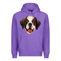 Purple st bernard Premium Hoodie - Jasminsmagicworld
