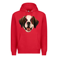Red st bernard Premium Hoodie - Jasminsmagicworld