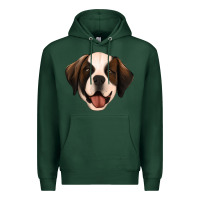Sports Green st bernard Premium Hoodie - Jasminsmagicworld