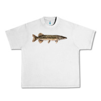 Lunar Rock Northern Pike Fish Illustrations Urban Heavy Tee - LillyAllenDesigns