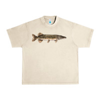 Sandshell Northern Pike Fish Illustrations Urban Heavy Tee - LillyAllenDesigns