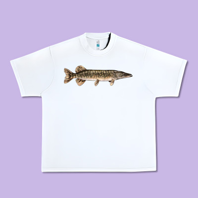 Northern Pike Fish Illustrations Urban Heavy Tee Designed By Lillyallendesigns