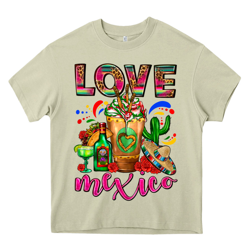 Love Mexico Cold Drink Frappe Heavy Core Tee by FaDigitalArtStudio | Teevron