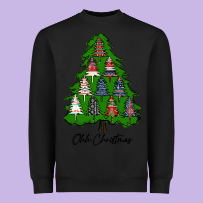 Ohh Christmas Trees Heavyweight Sweatshirt Designed By Ranaportraitstore