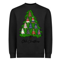 Black ohh Christmas trees Heavyweight Sweatshirt - RanaPortraitStore