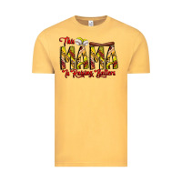 Vintage Mustard this mama is raising ballers softball and baseball Vintage Tee - CowhideDigitalArt
