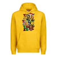 Lemon Christmas ho ho ho cow Premium Hoodie - BarkalooDesign