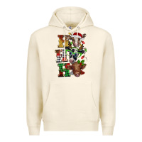 Tofu Christmas ho ho ho cow Premium Hoodie - BarkalooDesign