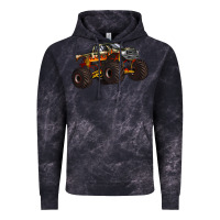 Cloud Black monster truck Vintage Hoodie - Artiststas
