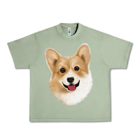 Oil Green Corgi Urban Heavy Tee - Jasminsmagicworld