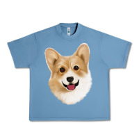 Pebble Blue Corgi Urban Heavy Tee - Jasminsmagicworld