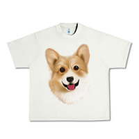 Pistachio Corgi Urban Heavy Tee - Jasminsmagicworld