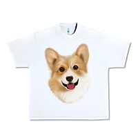 White Corgi Urban Heavy Tee - Jasminsmagicworld