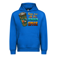 Cobalt watercolor give me all the pumpkin spice Urban Hoodie - RanaPortraitStore