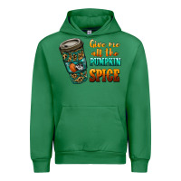 Emerald watercolor give me all the pumpkin spice Urban Hoodie - RanaPortraitStore