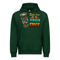 Forest Green watercolor give me all the pumpkin spice Urban Hoodie - RanaPortraitStore