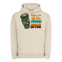 Pigment French Oak watercolor give me all the pumpkin spice Urban Hoodie - RanaPortraitStore