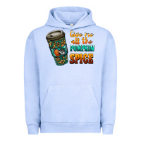 Pigment Grape Ice watercolor give me all the pumpkin spice Urban Hoodie - RanaPortraitStore