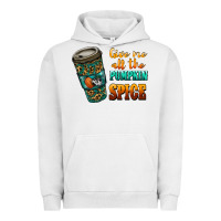 Pigment Lunar Rock watercolor give me all the pumpkin spice Urban Hoodie - RanaPortraitStore