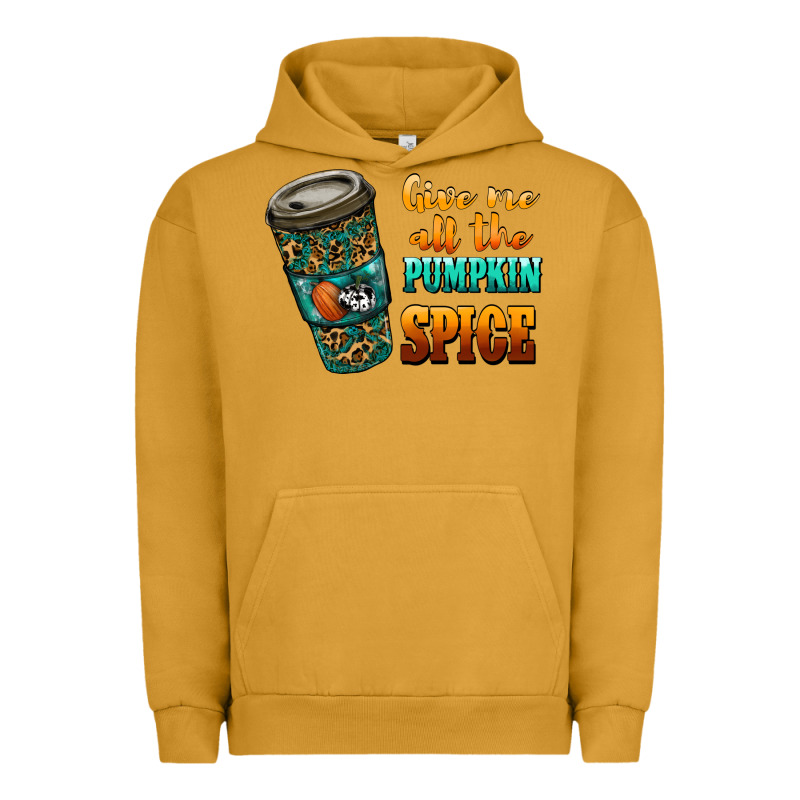 Watercolor Give Me All The Pumpkin Spice Urban Hoodie by RanaPortraitStore | Teevron