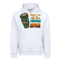 White watercolor give me all the pumpkin spice Urban Hoodie - RanaPortraitStore