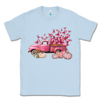 Dusty Blue Breast Cancer truck Classic Tee - FaDigitalArtStudio