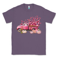 Lavender Breast Cancer truck Classic Tee - FaDigitalArtStudio